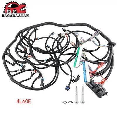 LS Swap Standalone Wiring Harness Drive By Wire DBW 4L60E Trans For 1997-04 LS1 • $90.99