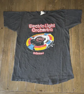 RaRe Vintage (1970s) ELO Electric Light Orchestra Rock CONCERT T-SHIRT | • $200