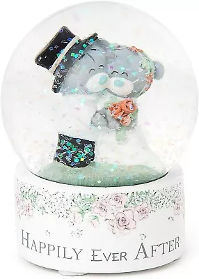 Me To You Tatty Teddy 'Happily Ever After' Wedding Snow Globe • £12.95