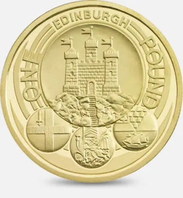 £1 POUND EDINBURGH CASTLE  OF 2011 -CITIES SERIES  Dispatched In Padded Envelope • £14.95