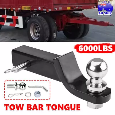 Heavy Duty 2'' 50mm Tow Hitch Tow Bar Tongue Mount For Car Trailer 4WD Caravan • $36.45