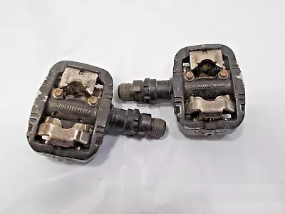 Shimano Double-Sided Clipless Road Bike Pedals Mountain • $22.99