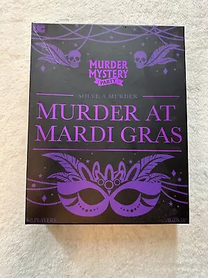 Murder Mystery Adult Party Game | Murder At Mardi Gras- New In Box • $14.49