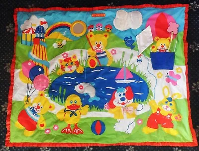 Vintage 1991 Matchbox Toys Activity Toddler Baby Play Floor Mat Textures Bear • £19.99