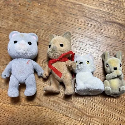 Vintage SYLVANIAN FAMILIES Small Job Lot Various Animals X 4 • $21.12