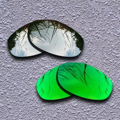 Silver&Green Replacement Lenses For-Oakley Dangerous Polarized • $15.59