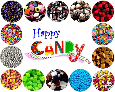 Retro Sweets By Happy Candy® PICK N MIX 400g -  250 Flavours Christmas Halloween • £6.99