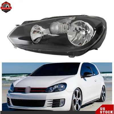 Driver Left Side For 2010-2014 VW Golf /Jetta MK6 Wagon Headlight Headlamp Assy • $74.90