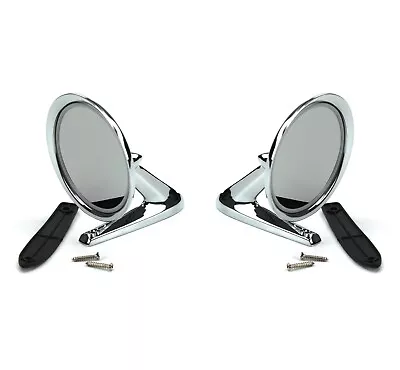 Mustang Door Mirror Pair Standard Non-Remote With Gaskets 1964 - 1966 • $59.95