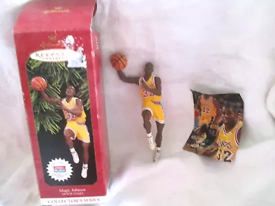 Magic Johnson Lakers Christmas Ornament Hoop Stars NBA Hallmark • $9.95