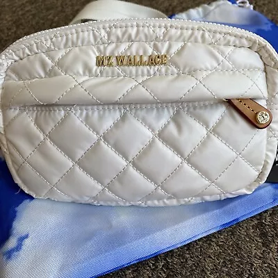 MZ Wallace Metro Belt Bag Pearl Metallic NWT • $84