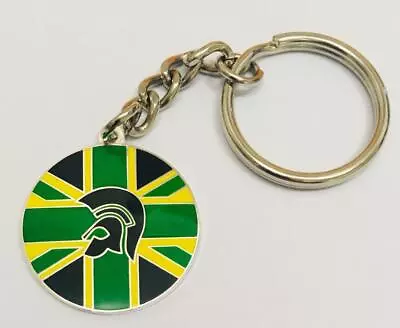 Keyring - Ska Reggae Rocksteady Badge - Trojan Jamaica - Union Jack • £2.49