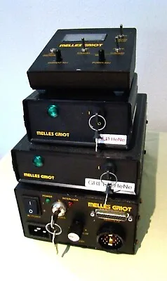 4 MELLES GRIOT Laser Power Supplys  Red & Green HeNe + • $395