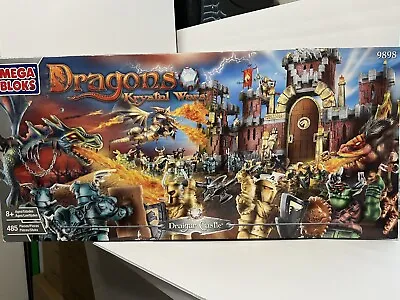 Rare Mega Bloks Dragons Krystal Wars Draigar Castle 9898 • $641.13