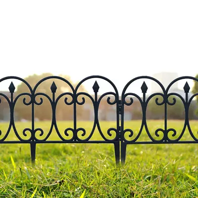 33cm H Lawn Edging Panels Path Border Edge Metal Grass Flexible Fence Landscape • £29.95