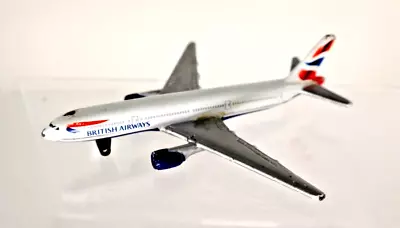 2005 Mattel Matchbox Boeing 777 4.5 X 4.5  British Airways Plane Redo Poor Shape • $6.50