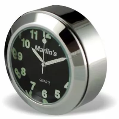 Marlin's Genuine Accessories Black Face TOCS Universal Mount Clock - 130102 • $42.25