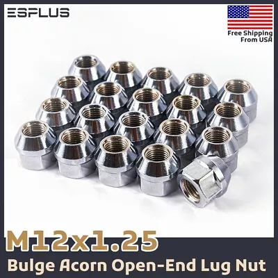 24 Pc Suzuki Universal Open Lug Nut M12x1.25 Chrome 3/4  Fit 2009-2012 Equator • $15.99