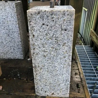 £62.40 • Buy Tall Granite Straight Staddle Stone - Pad Settle Oak Framed Building Support