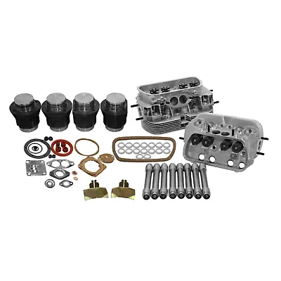 VW 1600 DUAL PORT TOP END REBUILD KIT 88mm Pistons WITH STOCK HEADS • $700