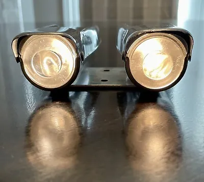 Vintage Enwell Dual Bicycle Headlight W/ Glass Lenses (C3) • $99