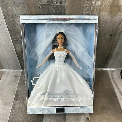 Collectors EDT Millennium Wedding Barbie African American First In A Series • $63.99