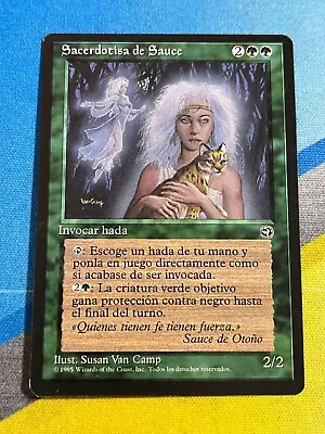 Magic The Gathering MTG Homelands WILLOW PRIESTESS Spanish • $2.50