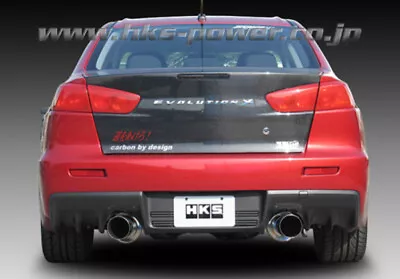 HKS Hi-Power Catback Exhaust For Mitsubishi Lancer Evolution EVO X 10 CZ4A 4B11 • $714