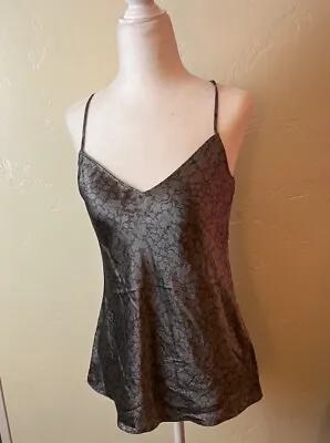 Vince 100% Silk Gray Floral Camisole XS • $38