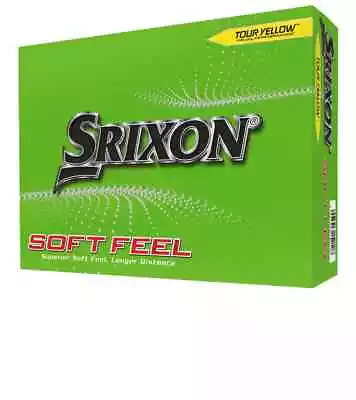 NEW Srixon Soft Feel 2022 Golf Balls - Yellow - Drummond Golf • $29.95