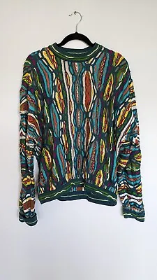 Authentic Vintage Coogi Jumper Green  • $350