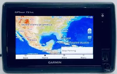 GARMIN GPSMAP 721XS GPS Chartplotter Marine Navigator Display • $399.90