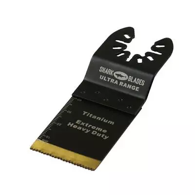 £9.50 • Buy Shark Blades Multitool Titanium Heavy Duty 35mm Cuts Wood And Metals 