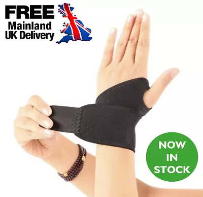 Wrist Hand Brace Support Carpal Tunnel Splint Arthritis Sprain Stabilizer Straps • £3.89