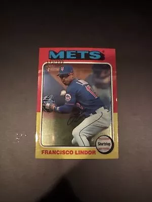 2024 Topps Heritage Chrome #117 Francisco Lindor #/999 • $0.99