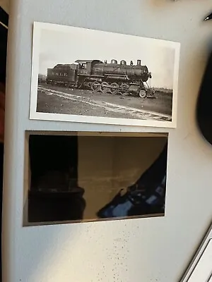 Original Negative W Photo Wheeling & Lake Erie W&LE #4112 Steam Loco 2-8-0 • $19.99