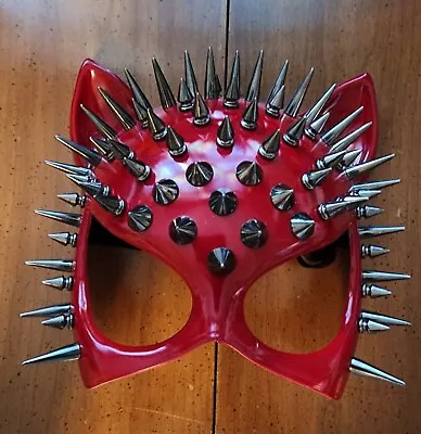  Steampunk Spikes Cat Woman Halloween Masquerade Mask Costume Cosplay Party • $23