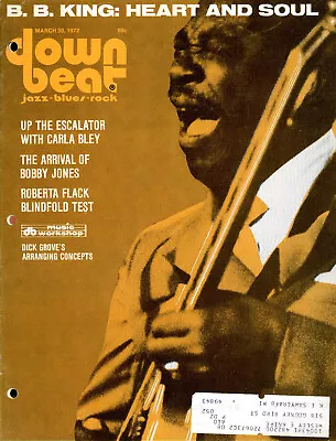 Down Beat March 30 1972 - B. B.King Cover • $8.99