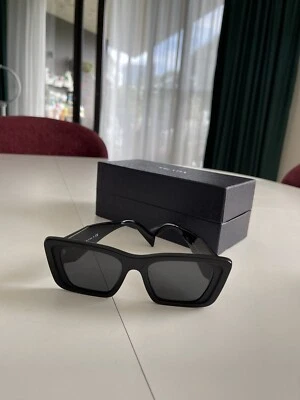 $300 • Buy Prada Black Sunglasses PR 08YSF 