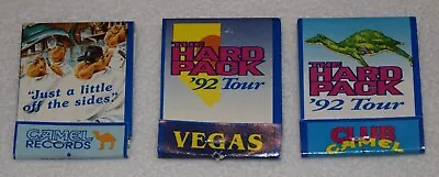 3 Vintage CAMEL The Hard Pack Unstruck Matchbooks 2-'92 Tour  1-'97 Classic Cuts • $6.50