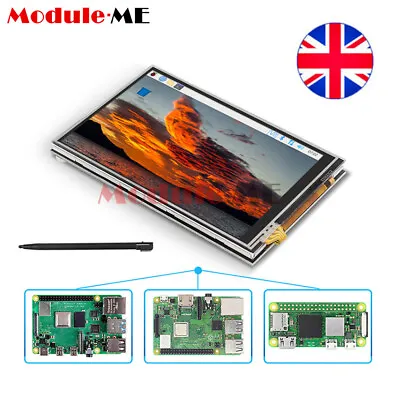 3.5Inch Touch Screen 125MHz SPI LCD Display Fan For Raspberry Pi 4B/3B/Zero W UK • £17.99