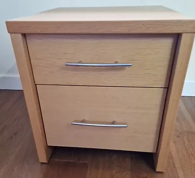 Oak Bedside Cabinet Drawer Chest Home Bedroom Furniture Nightstand Wooden Storag • £59.99