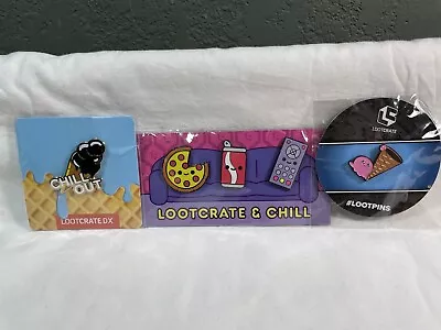 Lootcrate! - Lot N - Fun & Funny Food Pins Mixed - Metal Pins - New & Sealed! • $18.95