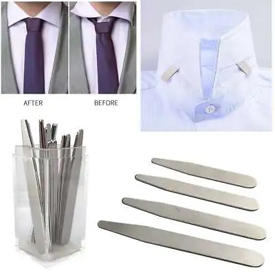 2.2  2.5  2.75  3  Metal Stainless Steel Collar Stays Sets With Magnets • $8.27