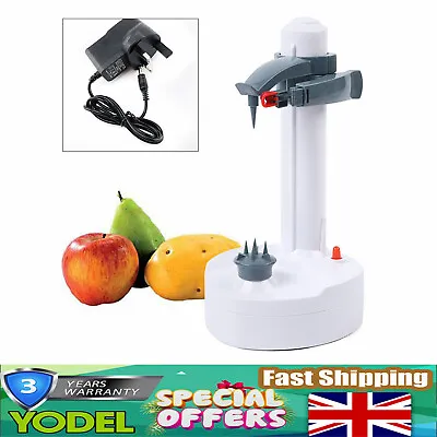 Electric Automatic Peeler Fruit Vegetable Potato Peeling Machine With Adapter UK • £16.09