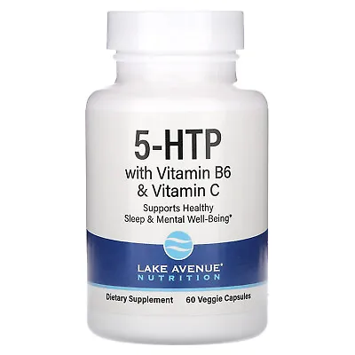 5-HTP With Vitamin B6 & Vitamin C 100 Mg   60 Veggie Capsules • $12.60