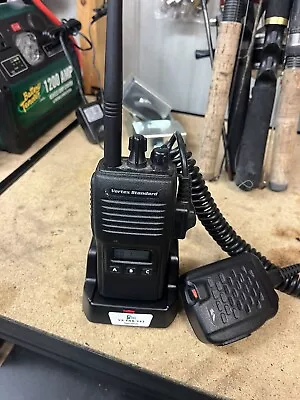 Genuine Original Vertex VX-180 Radio. VHF 16 Channel 5 Watt With Lapel Mic • $140