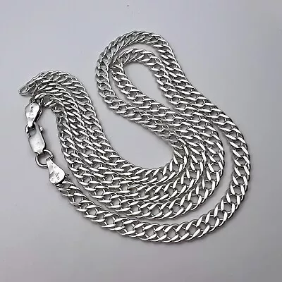 Vintage Jewelry Silver 925 Sterling Chain Unusual Marked Signed Women Men 14.1 G • £115.82