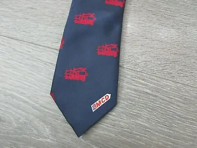 MCD With Car Transporter Motif Possibly Delivery Company Staff Issue Clip On Tie • £9.99