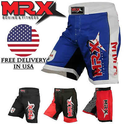 MMA Fight Shorts Grappling Short Kick Boxing Cage Fighting Shorts Mens MRX • $29.99